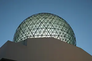 Elements: Dali Museum. Glass dome. Figueres. Catalonia. Spain