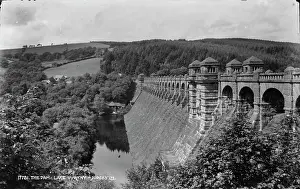 Powys: The Dam at Lake Vyrnwy
