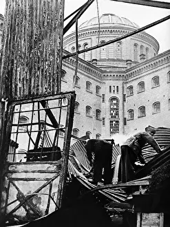 Damage of an air raid on Berlin, 1940