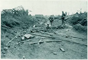 Indiscriminate: Damage caused by British mines and guns on the Western Front