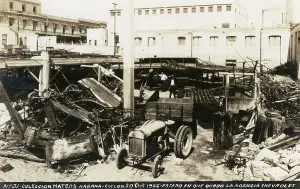 Cyclone: Damage from cyclone, Havana, Cuba