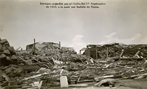 Cyclone: Damage from cyclone, Isabela de Sagua, Cuba