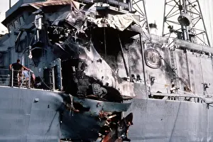 Exocet: Damage sustained by the guided missile frigate ?