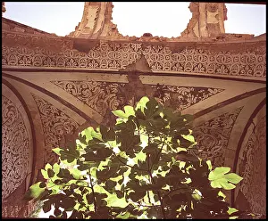 Desolate: Detail damaged dome interior, Belchite, Spain