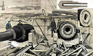 Fracture: The damaged gun of H.M.S Thunderer, condition of the turret