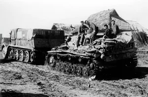 Panzer: Damaged tank on the Eastern front, 1942