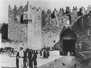 Massive: The Damascus gate in Jerusalem, 1928