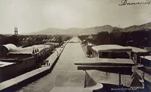 Damas: Damascus, Syria - The Barada River and Bridge