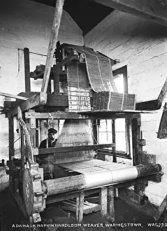 Damask: A Damask Napkin Handloom Weaver, Waringstown