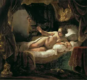 Harmenszoon: Danae, by Rembrandt