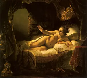1636: Danae, by Rembrandt