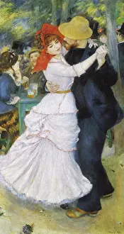 Concealed: Dance at Bougival, by Renoir