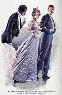 Dance card filled at a ball
