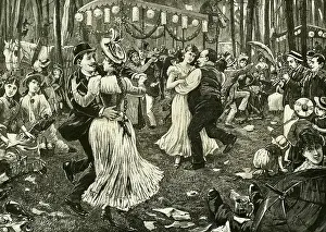 Grunewald: Dance in the Grunewald in Berlin, 1870