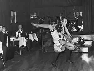 Renz: Dance performance in Cabaret Renz in Vienna. About 1975