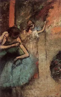 Bodice: Dancer Adjusts Strap, by Degas