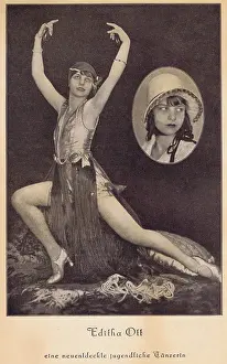 Nighlife: The dancer Editha Ott, Germany, 1932