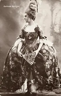 Barrison: Dancer Gertrude Barrison in a rococo-costume