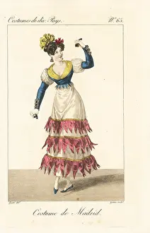 Bolero: Dancer of Madrid, Spain, 19th century