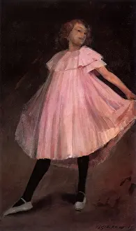 Glackens: Dancer in Pink Dress