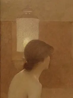 Fernand: Dancer sitting right profile