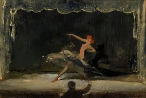 John Noott Galleries: Dancer on stage by Barribal