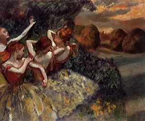 Ballerinas: Four Dancers, by Degas