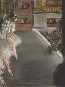 Monotype: Dancers at the Old Opera House
