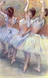 Onstage: Dancers Onstage, by Degas