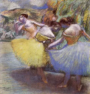 Onstage: Dancers Onstage, by Degas