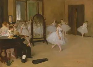12 15: The Dancing Class, by Degas