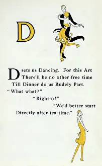 Joyce Dennys: DANCING COUPLE 1926