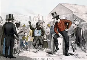 Neighborhoods: Dancing for eels, was a scene from an 1848 ?