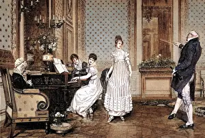Lecon: DANCING LESSON CA 1810