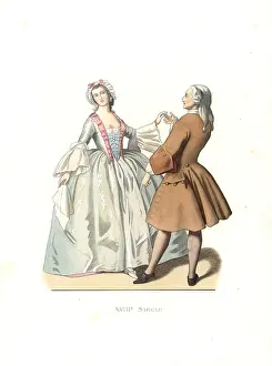 Longhi: Dancing master and young Venetian woman, 18th century, Italy