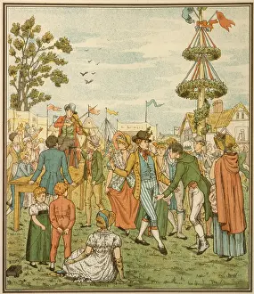 Maypole: DANCING NEAR MAYPOLE