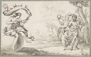 1693: A Dancing Pair Accompanied by a Blindfolded Fortune