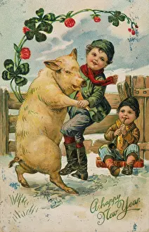 Steve Rumney: DANCING WITH A PIG C1905