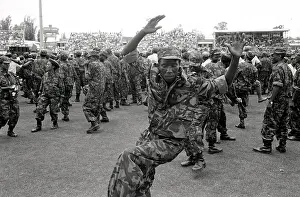 Saps: Dancing soldier at the ANC / uMkhonto we Sizwe
