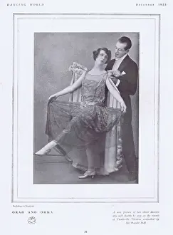 Stoll: The dancing team of Orah and Orma, December 1923