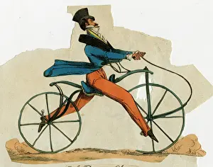 Charger: The Dandy Charger - man on a boneshaker bicycle