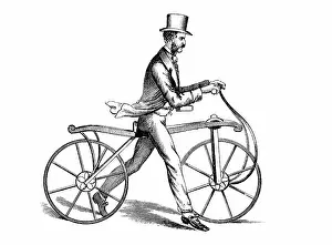 1818: The Dandy-Horse, introduced circa 1818, called