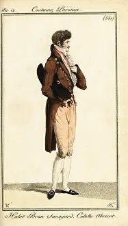 Bicorn: Dandy in semi-formal outfit, Paris, 1804