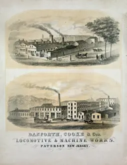 Danforth: Danforth, Cooke & C.'s Locomotive & machine works. Paterson