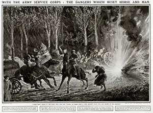 Waggons: The dangers that The Royal Army Services Corps faced 1915