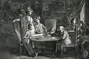 Industrious: Daniel Chodowiecki family
