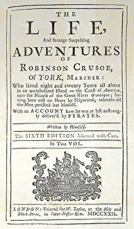 Selkirk: Daniel Defoe