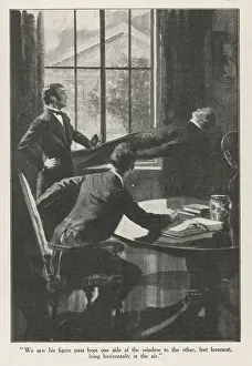 Dunglas: Daniel Dunglas Home levitating out of window, 1868