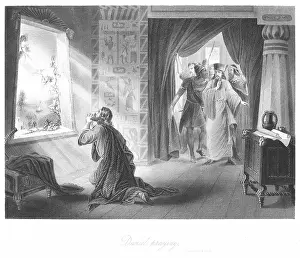 Knelt: Daniel in Egypt praying toward Jerusalem