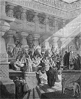Interprets: DANIEL AT FEAST - DORE